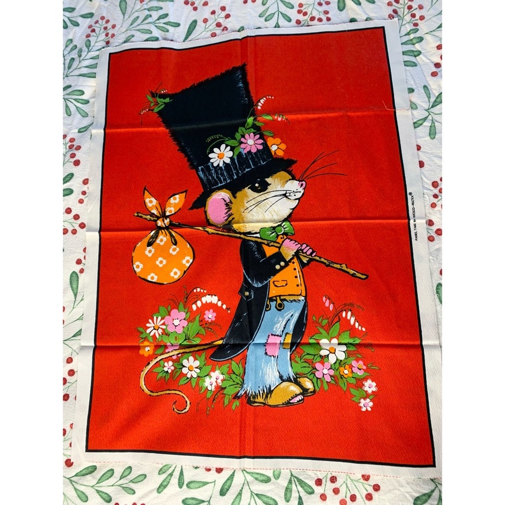 70s Wesco-Reltex Floral Mouse - Picture 7 of 7